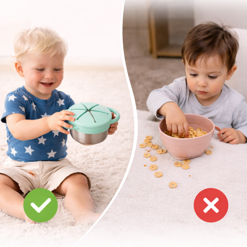 Spill-Proof Snack Cups