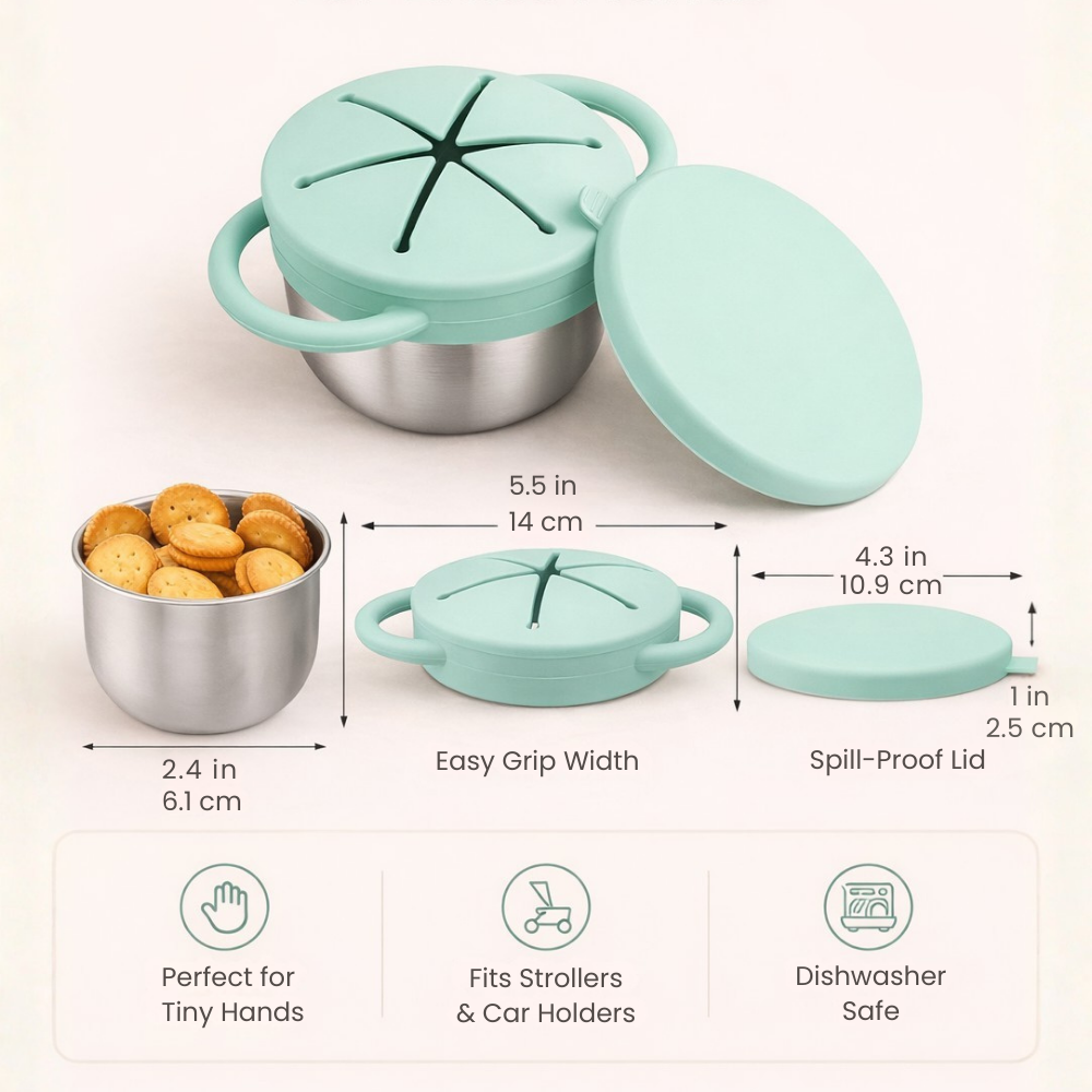 Spill-Proof Snack Cups