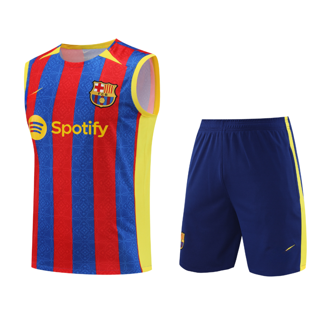 FC BARCELONA BLAUGRANA Ärmelloses Sommer-Set 2024/2025