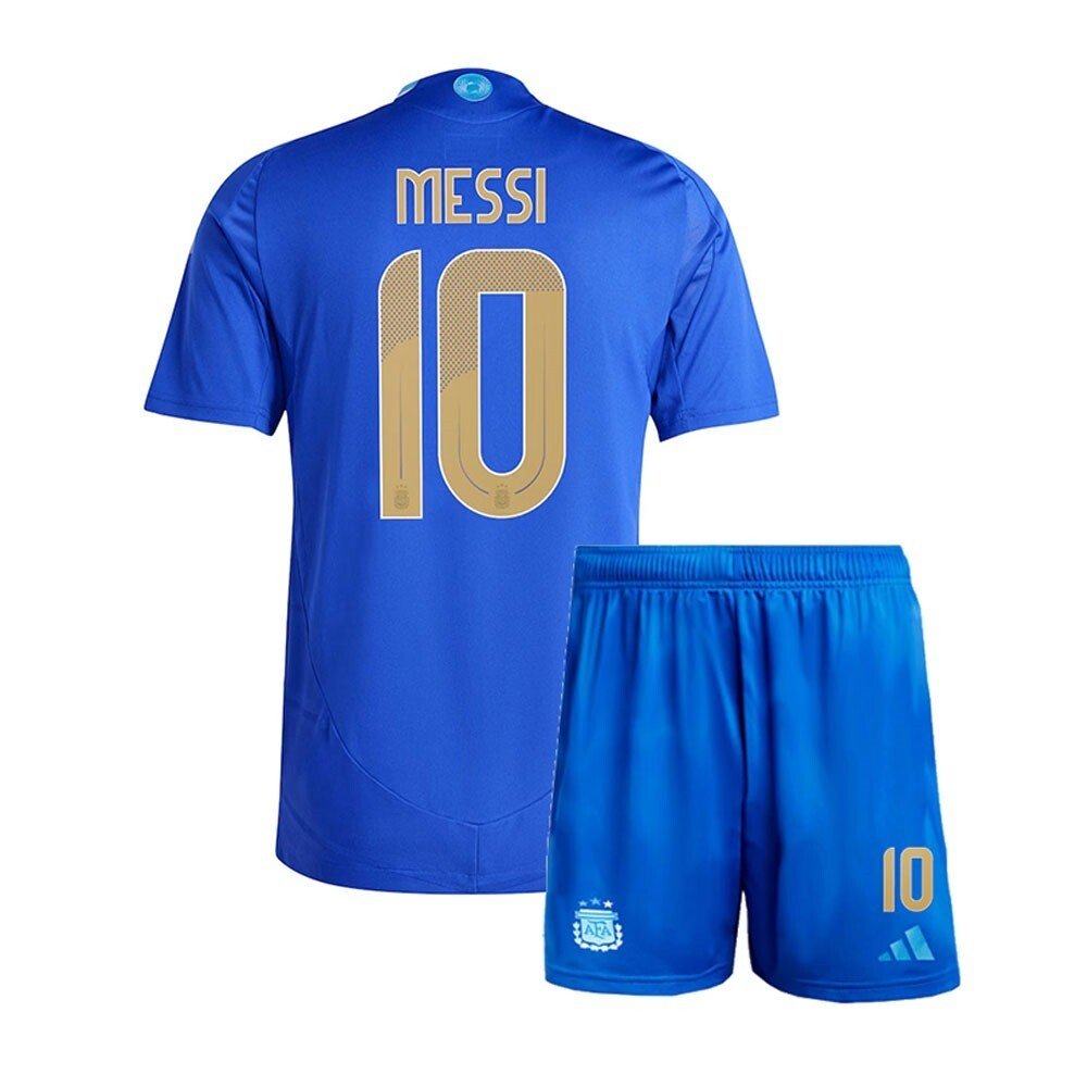 Argentinien Auswärts-Kinderkit 2024/2025 mit Messi 10