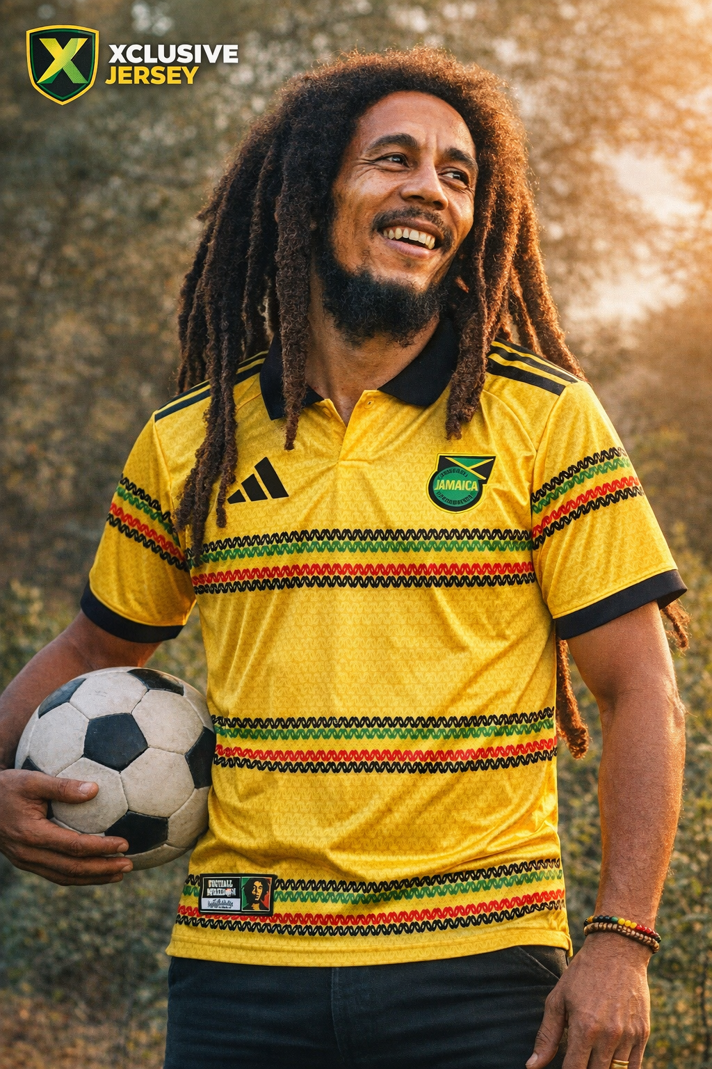 Jamaika x Bob Marley 2026 Auswärts-Trikot