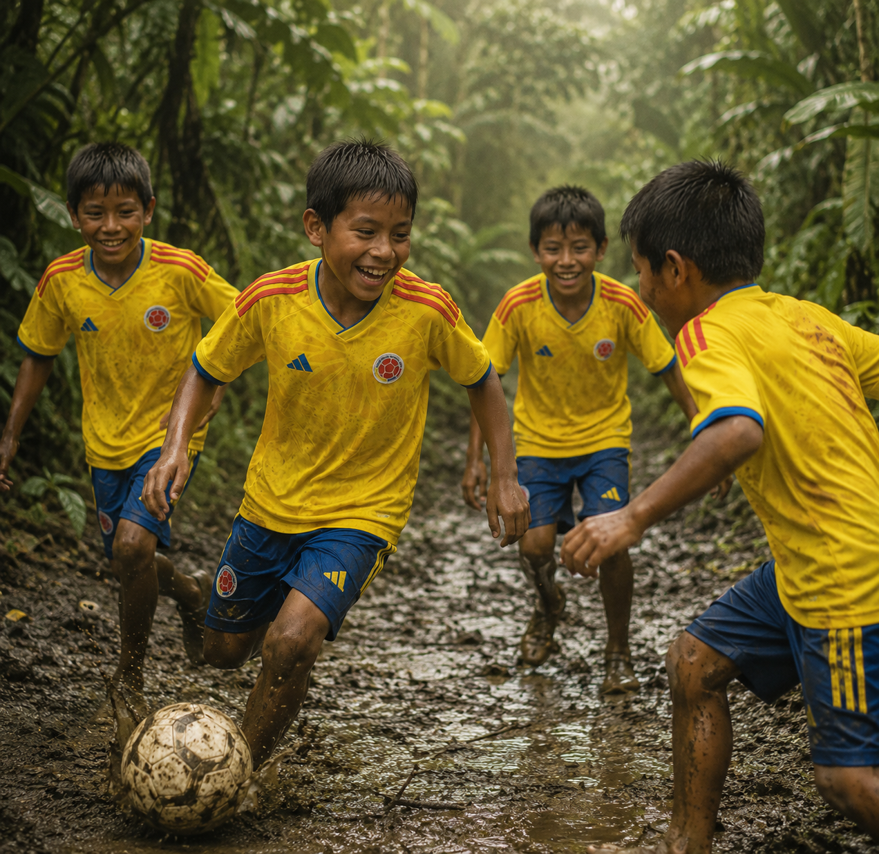Kolumbien Heimtrikot Kinder 2026/2027