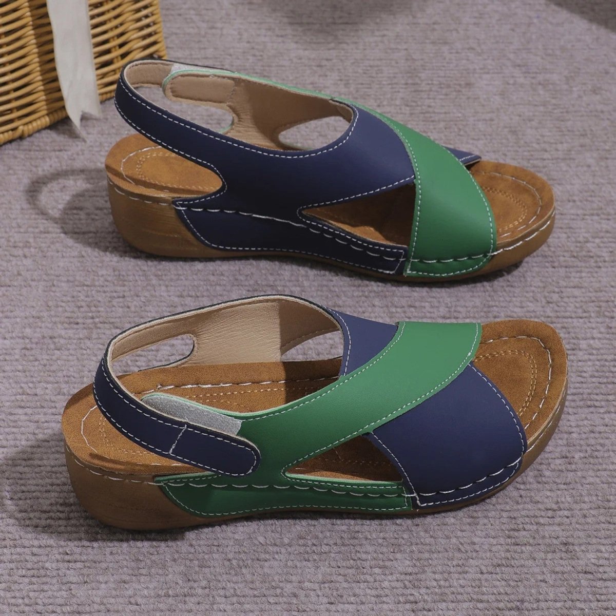 Comfortable Adjustable Wedge Sandals