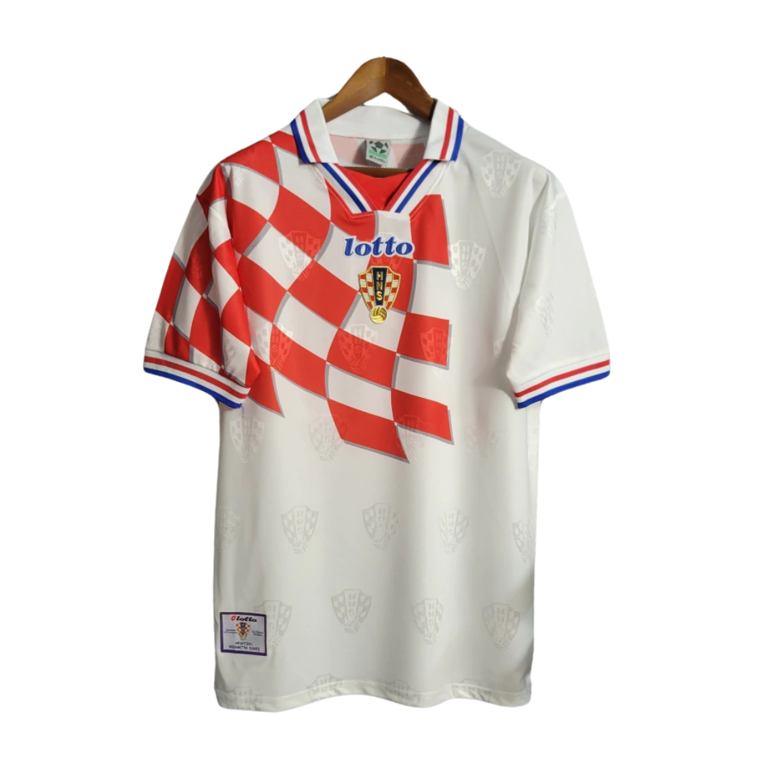 Kroatien Heim Retro-Trikot – 1998