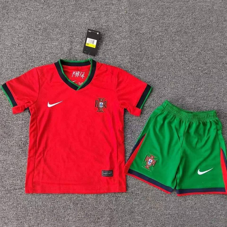 Portugal Heim Kindertrikot 2024 / 2025