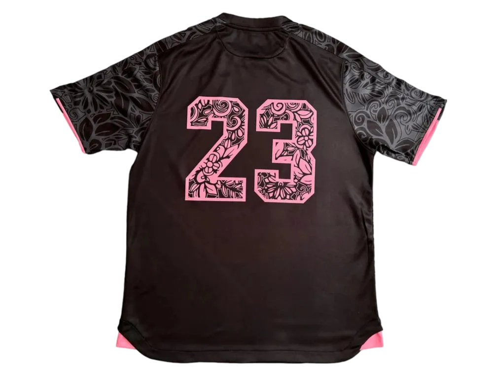 FC Palestina x Farrah Azam Kollaborationsshirt Schwarzes Kit