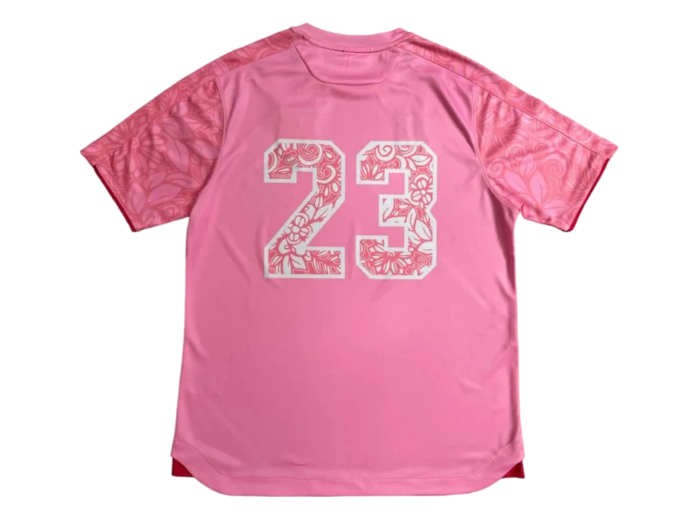 FC Palestina x Farrah Azam Kollaborationsshirt Palästina Pink Kit