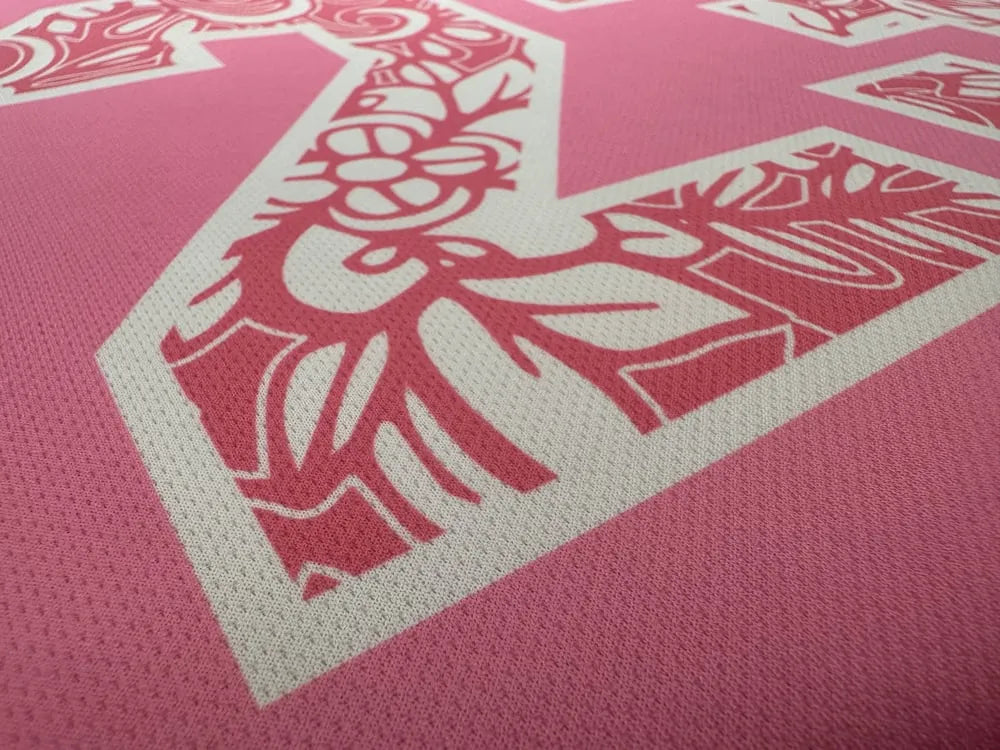 FC Palestina x Farrah Azam Kollaborationsshirt Palästina Pink Kit