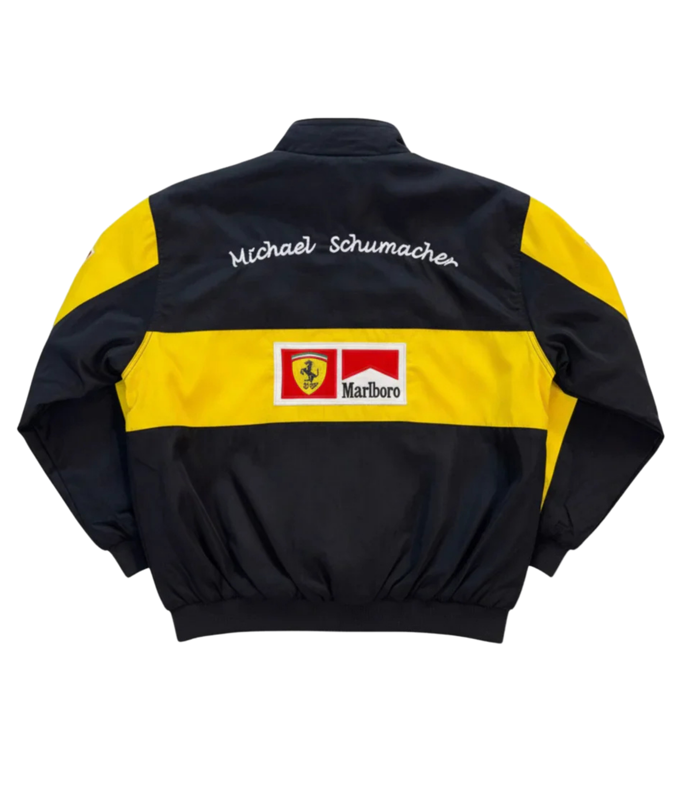 Ferrari Gelbe Vintage Rennjacke