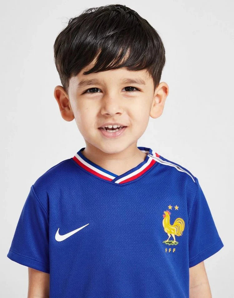 Francia Maglia Casa Bambini 2024/2025