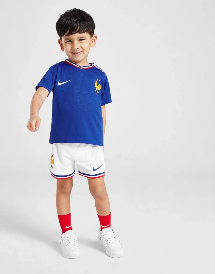 Francia Maglia Casa Bambini 2024/2025