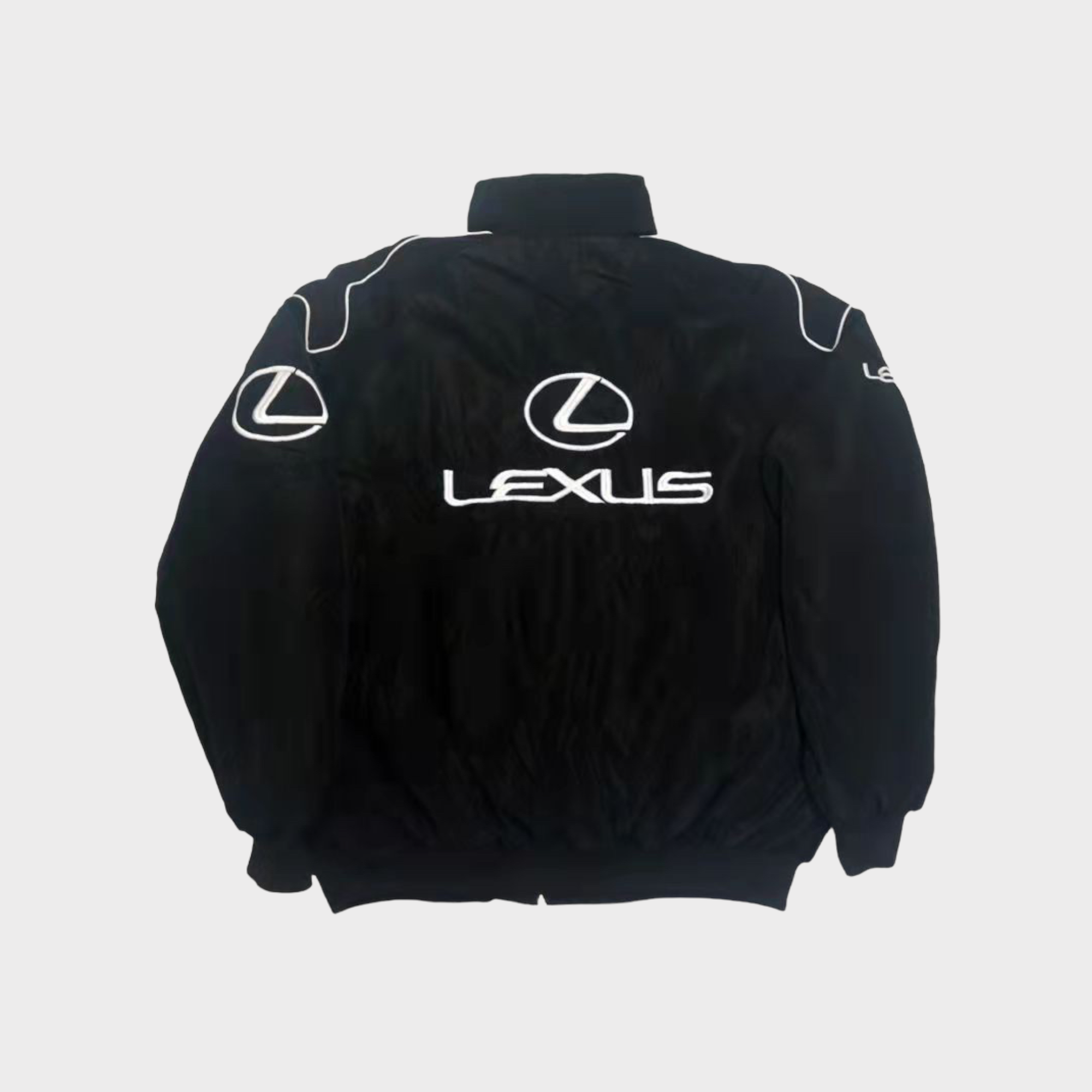 Giacca Piumino Racing Lexus – Giacca Motorsport Nera Ricamata