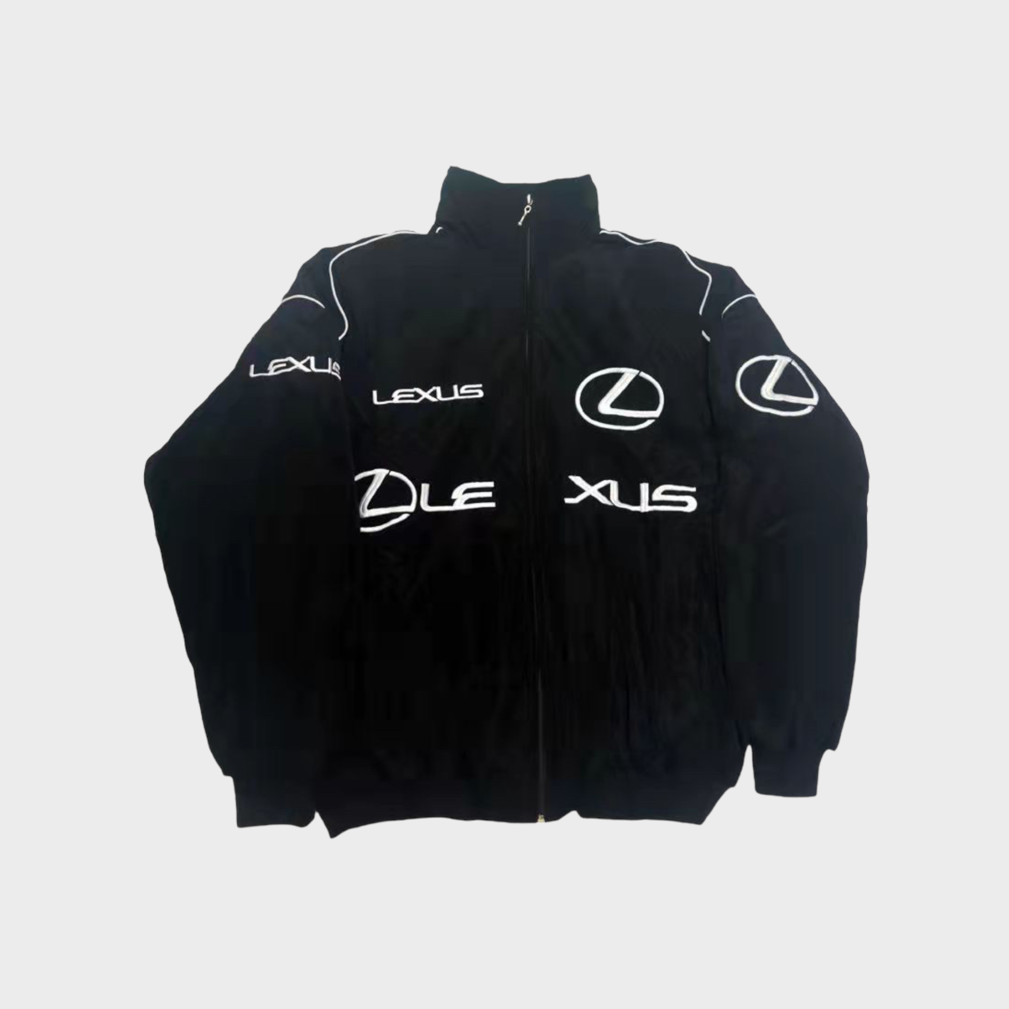 Giacca Piumino Racing Lexus – Giacca Motorsport Nera Ricamata