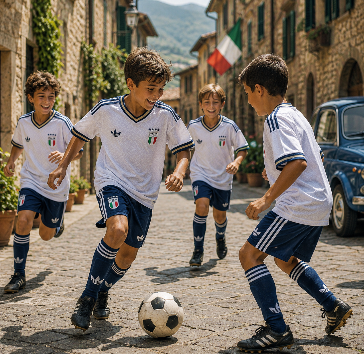 Maglia Trasferta Italia Bambini 2026