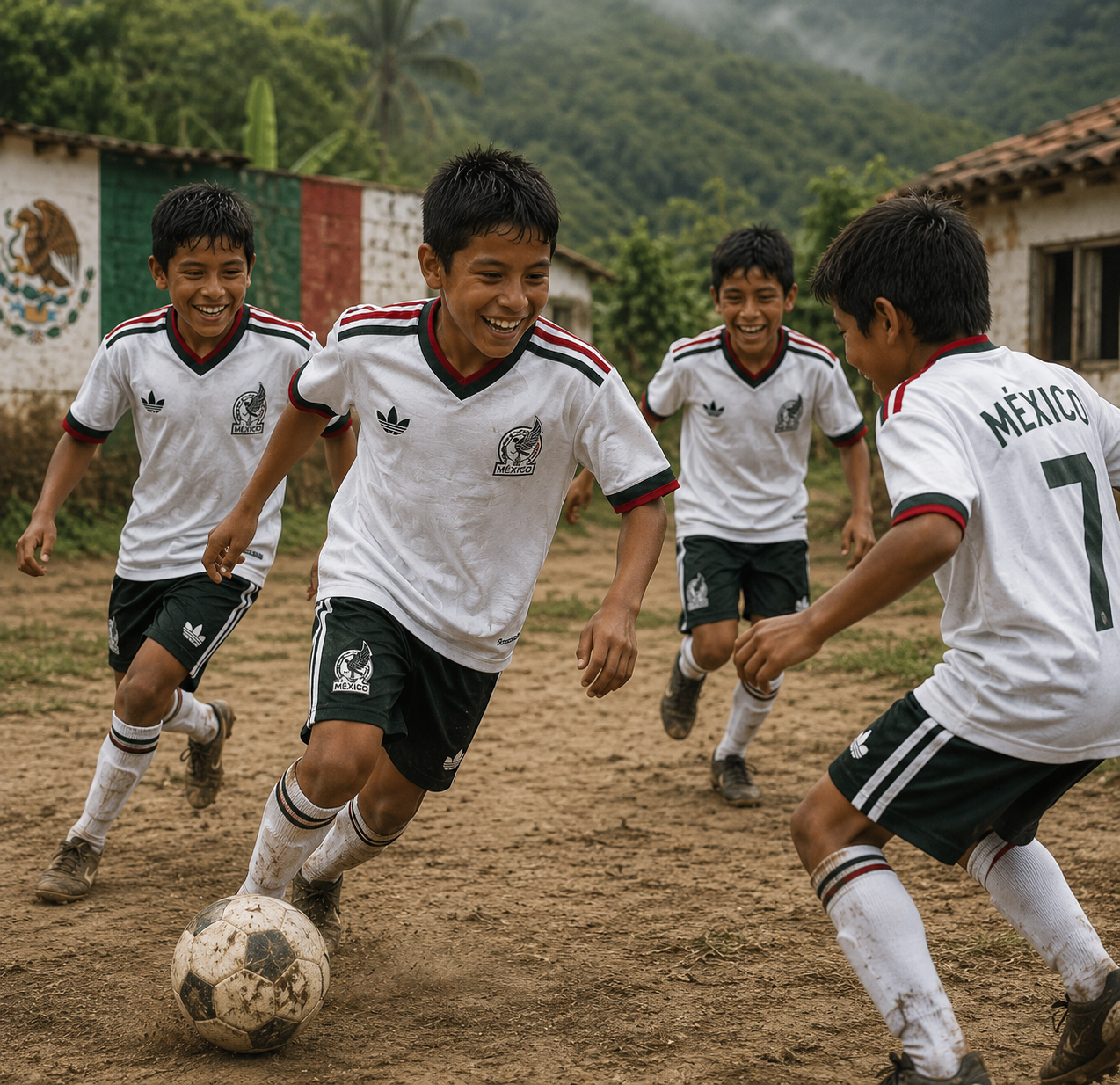 Mexiko 2026 Auswärtstrikot Kinder