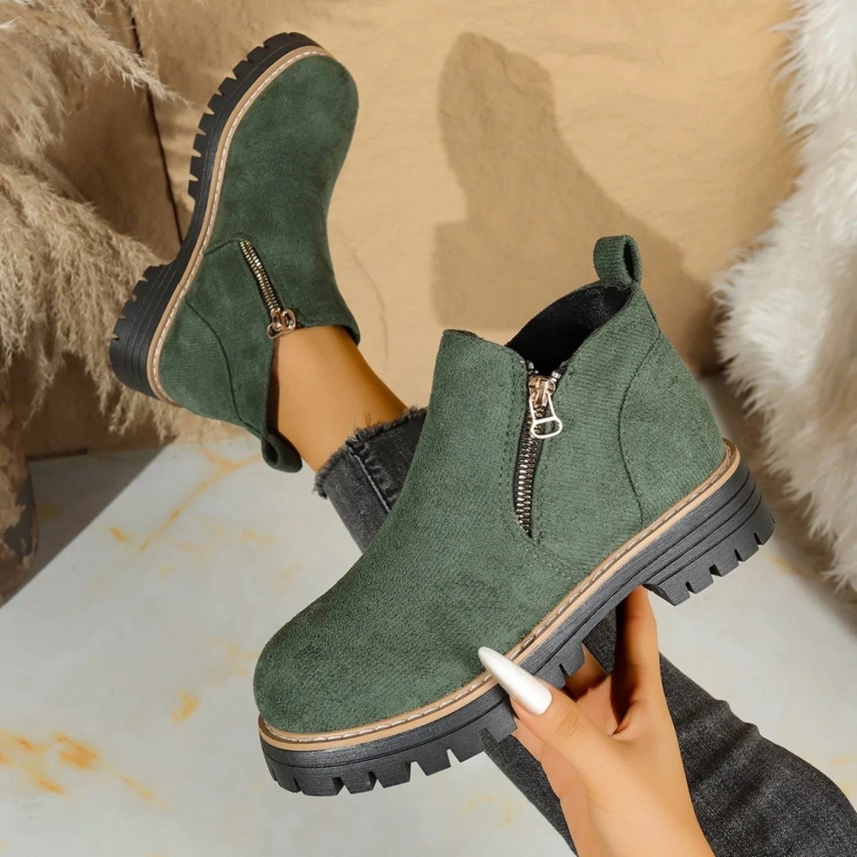 Orthopedic Ankle Boots for Comfort