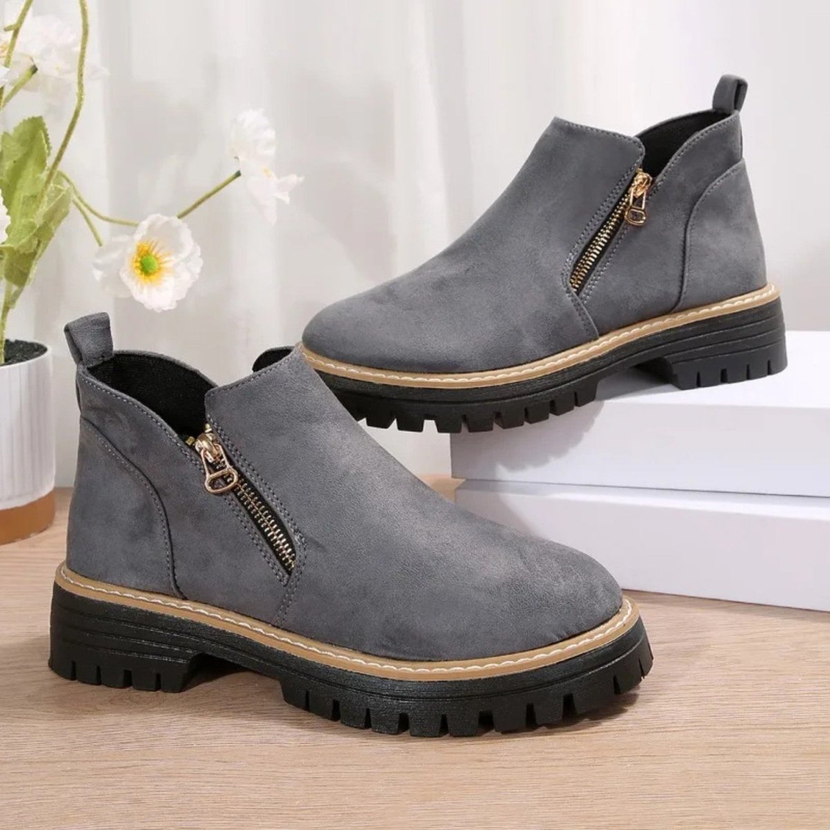 Orthopedic Ankle Boots for Comfort