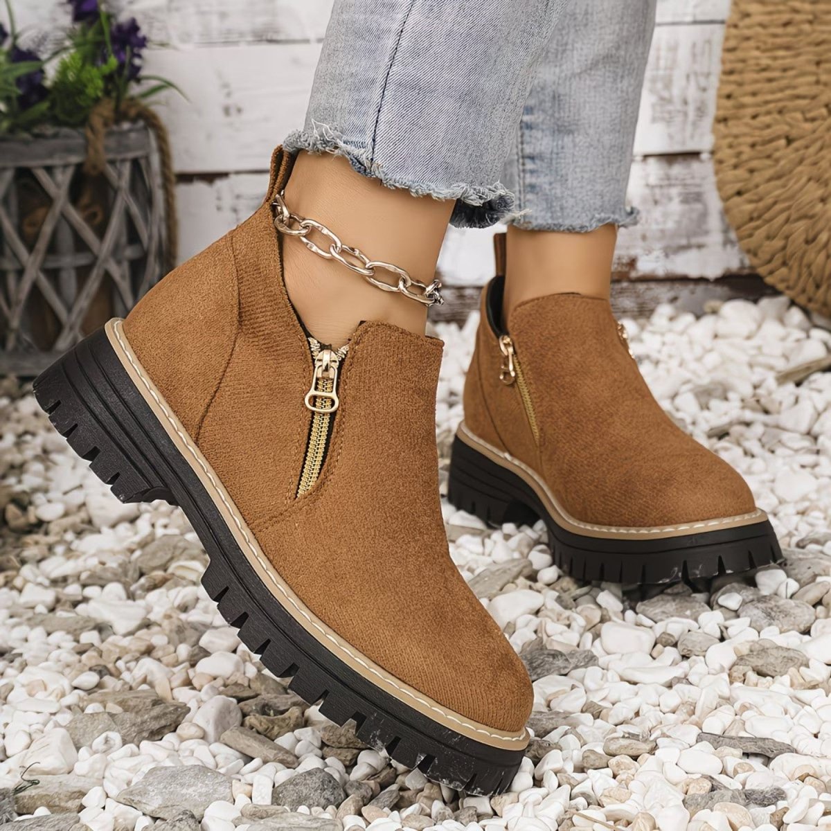 Orthopedic Ankle Boots for Comfort