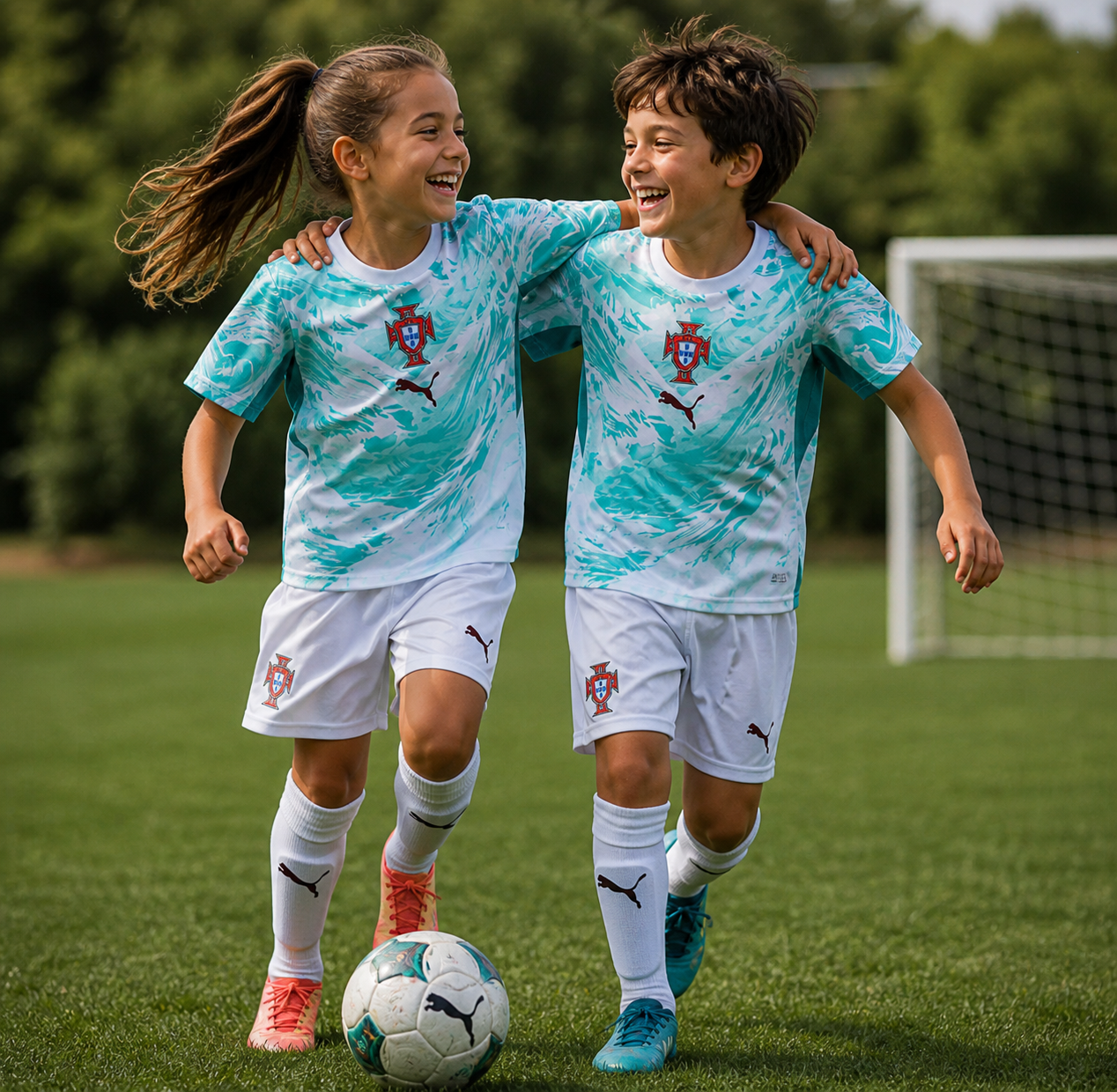 Portugal Auswärts-Kindertrikot 2026