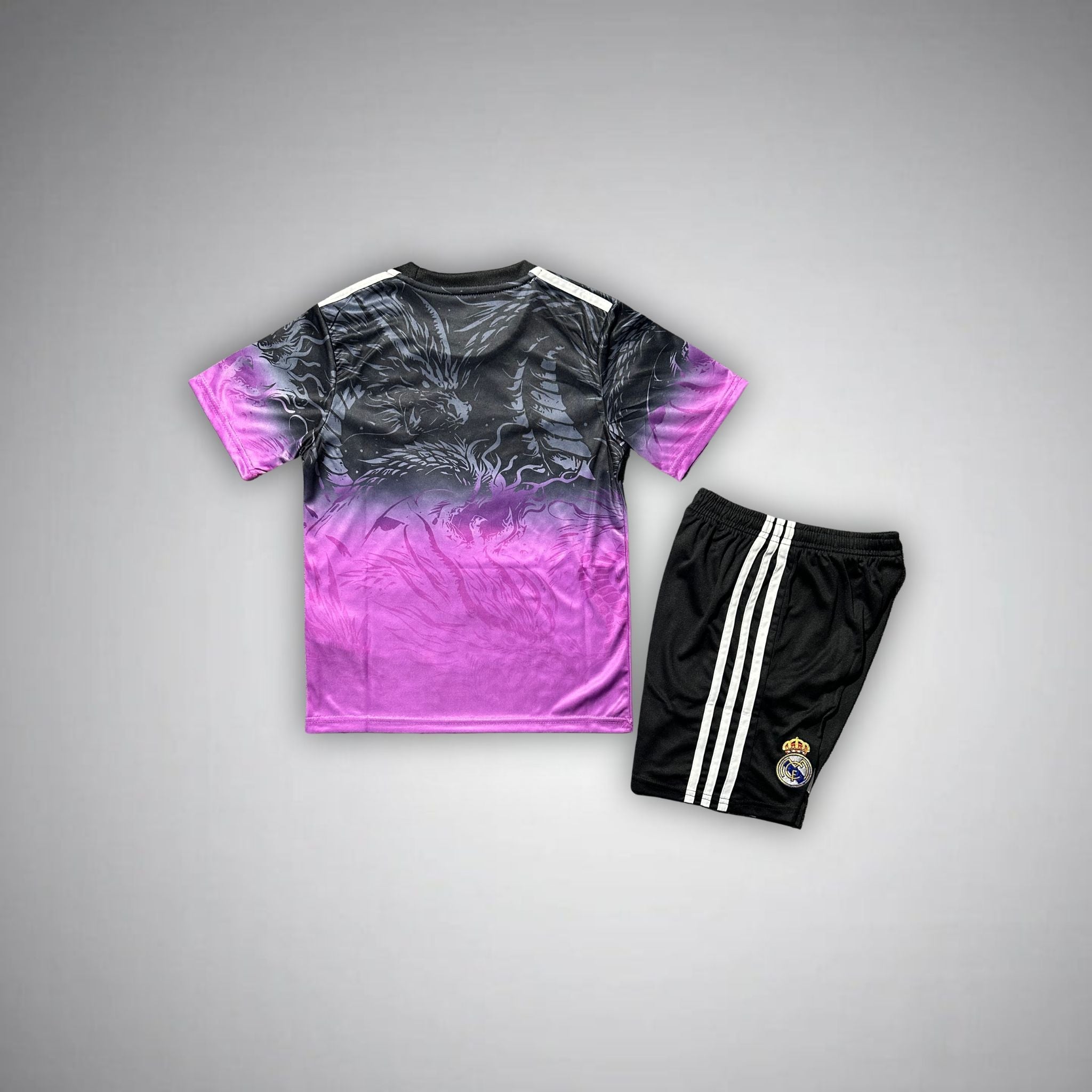 Real Madrid Flammender Drache Kindertrikot