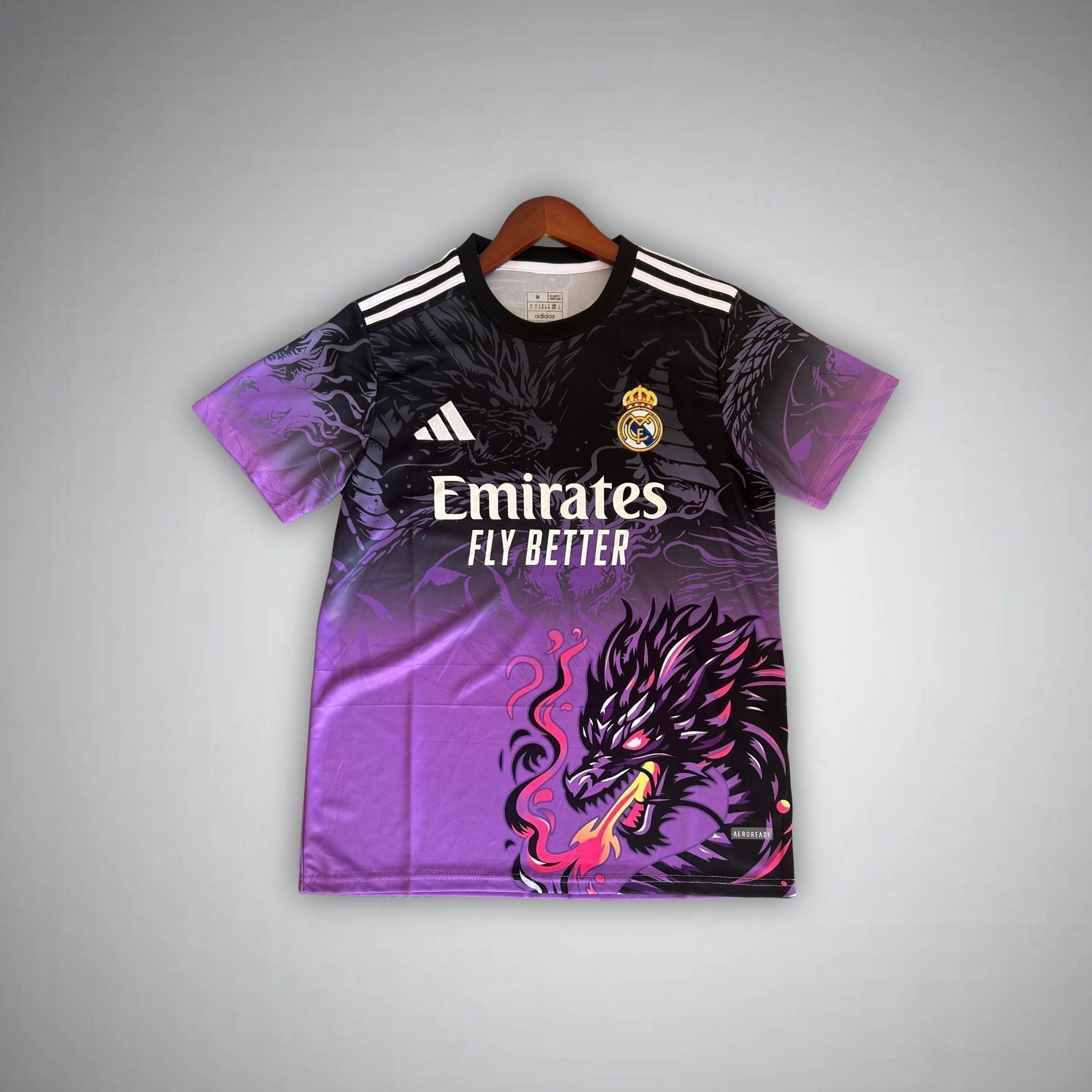 Real Madrid Flammender Drache Kindertrikot