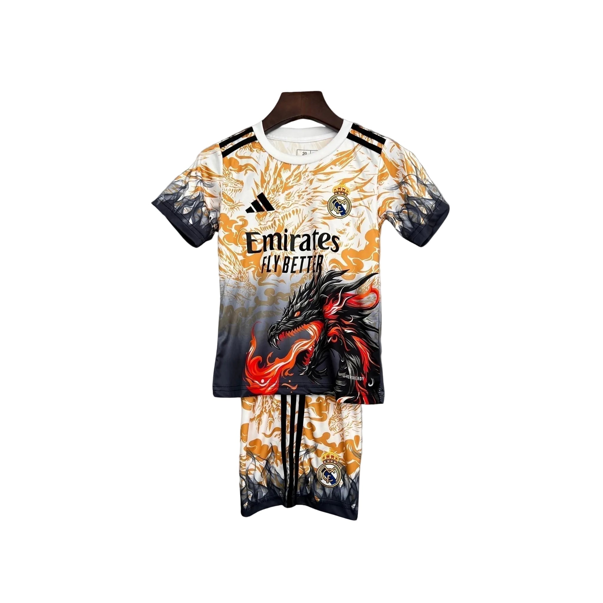 Real Madrid Feuernder Drache Kindertrikot