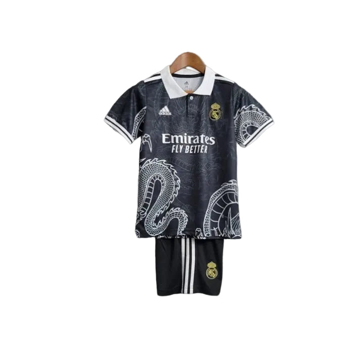 Real Madrid Spezielles Schwarzes Drachen-Trikot