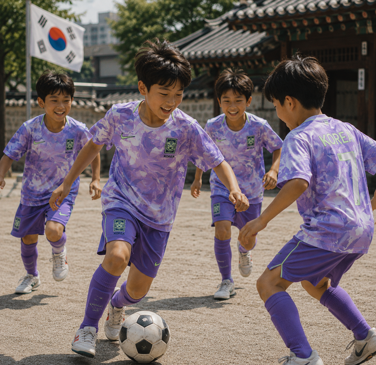Maglia Trasferta Corea del Sud Bambini Coppa del Mondo 2026