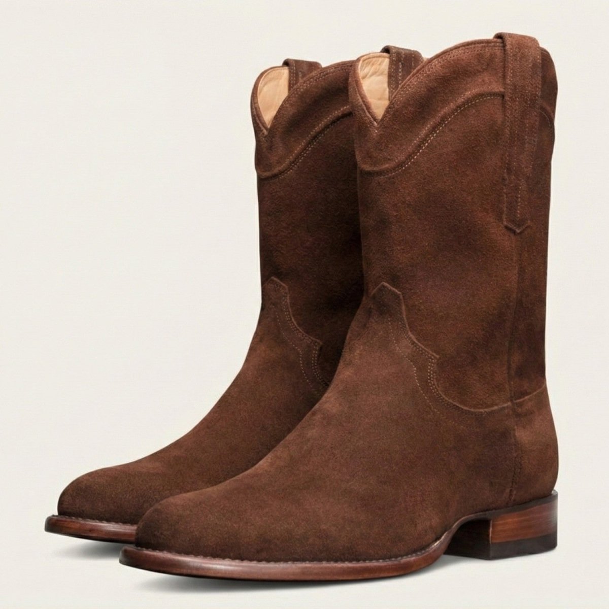 Stylish High-Top Cowboy Boots for Men