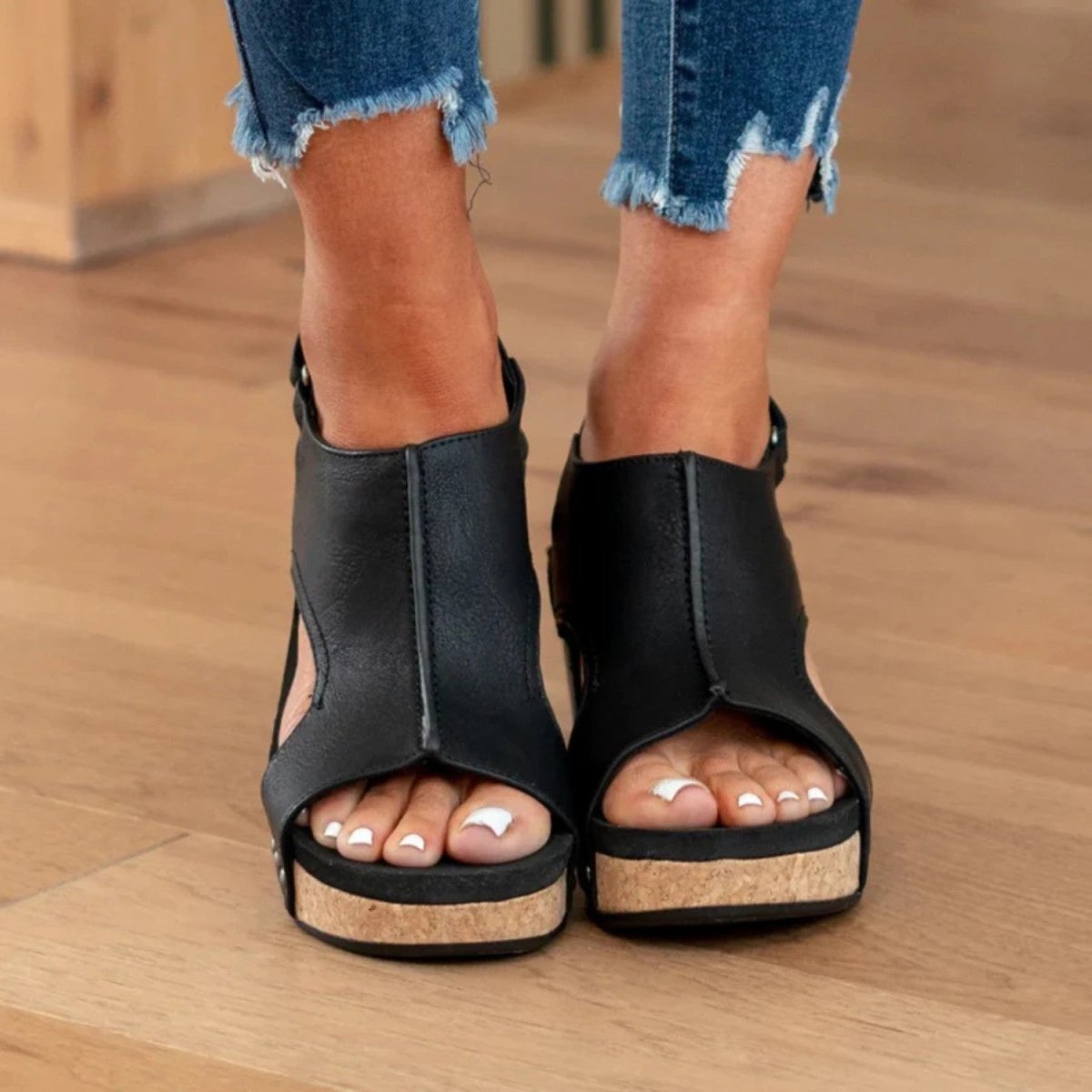 Supportive Wedge Comfort Sandals