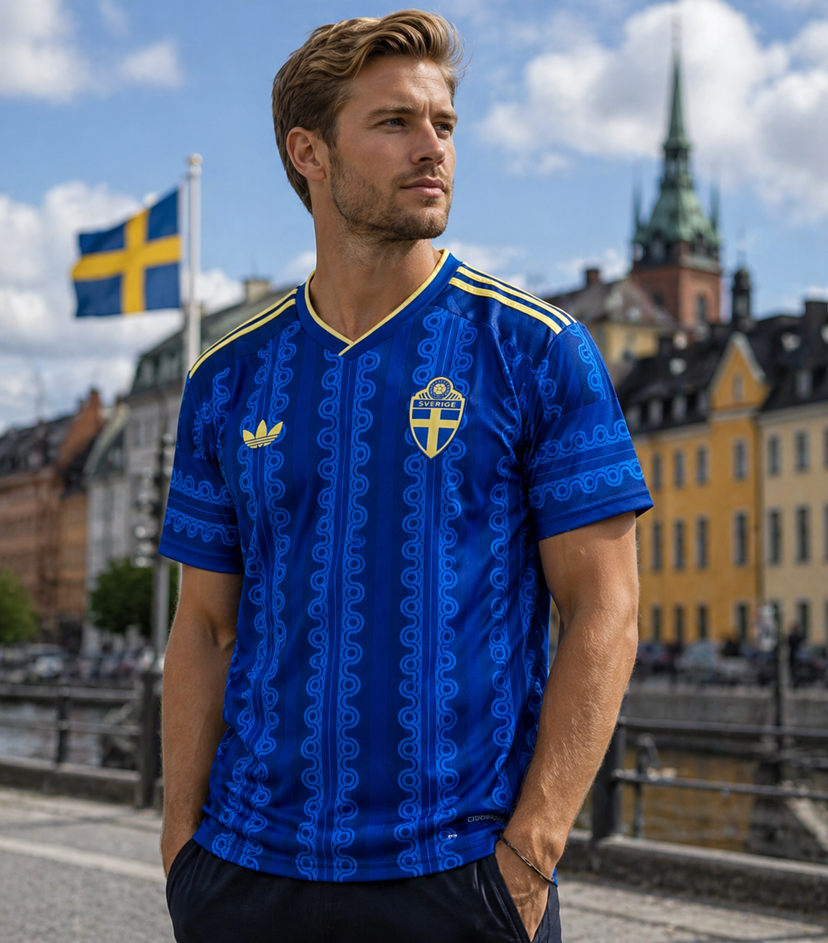 Maglia Trasferta Svezia Coppa del Mondo 2026