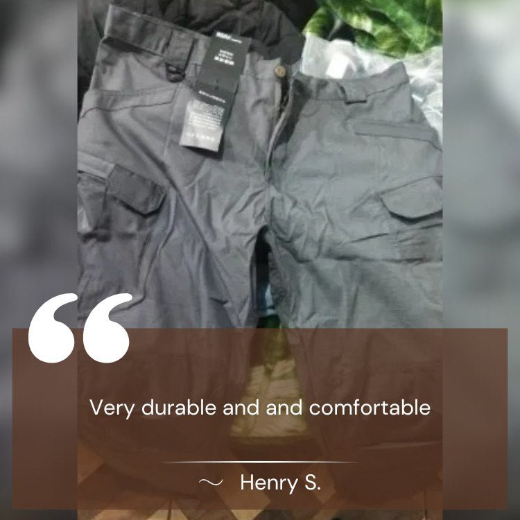 Waterproof Tactical Trousers – Multi-Pocket, Reinforced, Built for the Outdoors