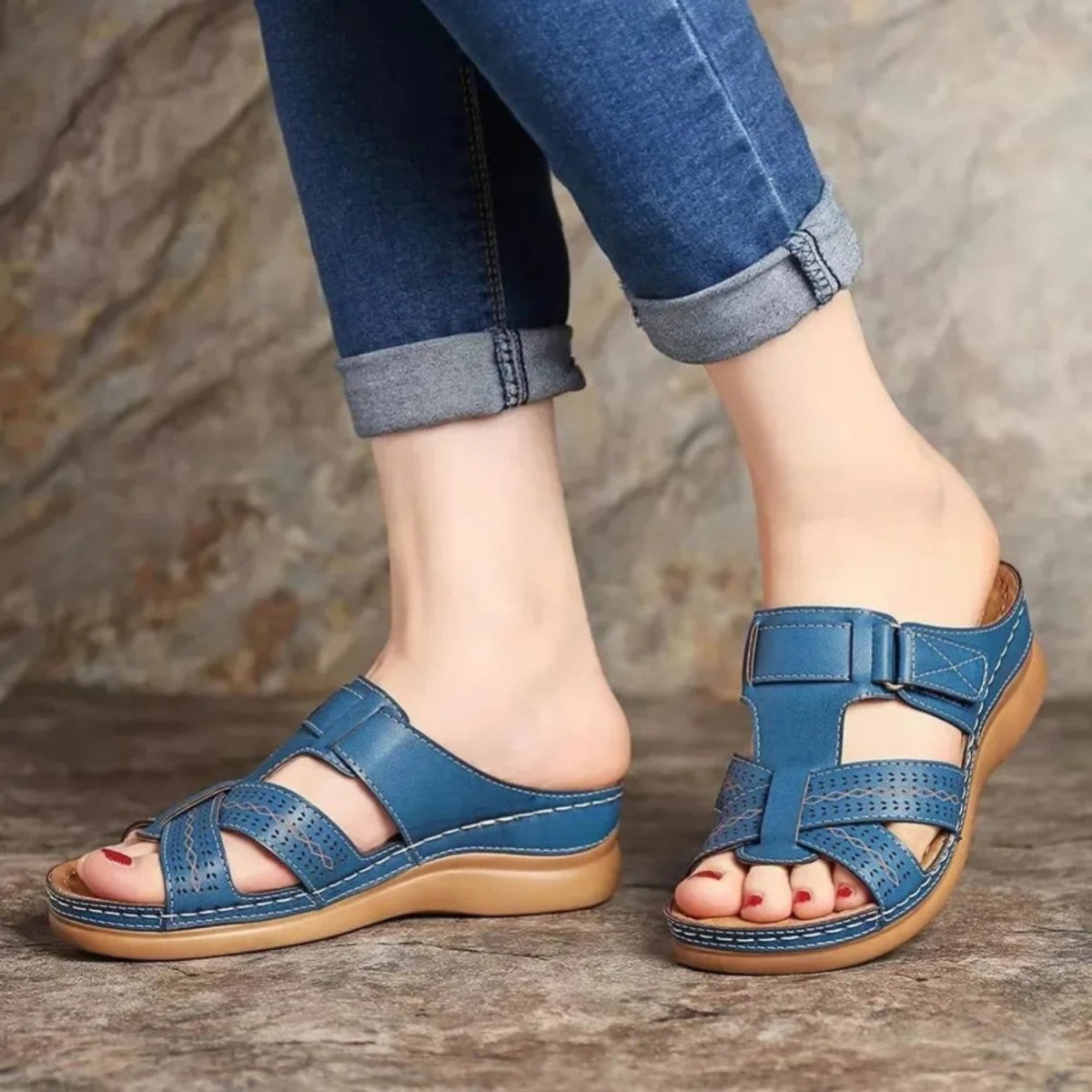 Wedge Arch Support Sandals